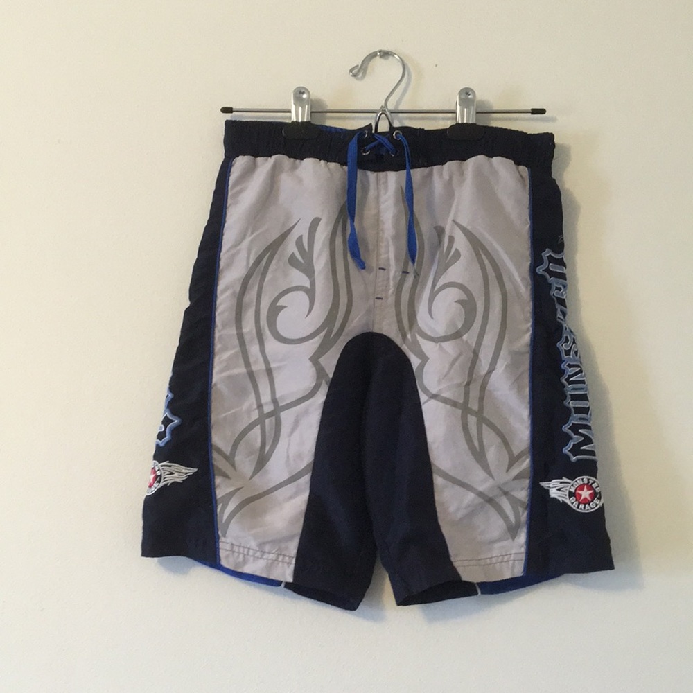 Kids Monster Garage swim trunks